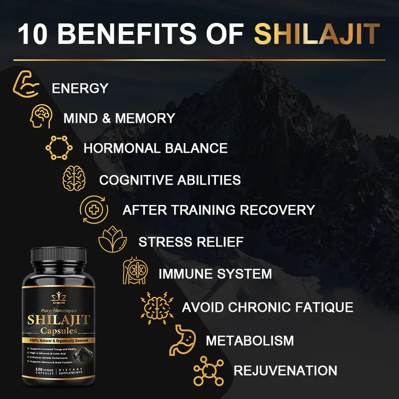 Pure Himalayan Shilajit – High Potency Energy & Immunity Boost