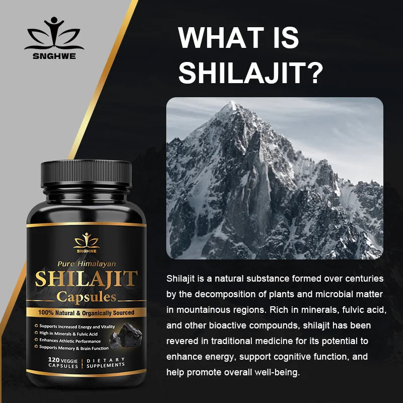 Pure Himalayan Shilajit – High Potency Energy & Immunity Boost
