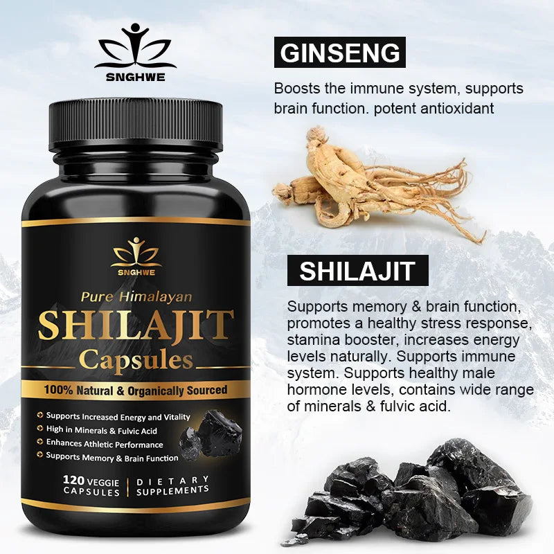 Pure Himalayan Shilajit – High Potency Energy & Immunity Boost