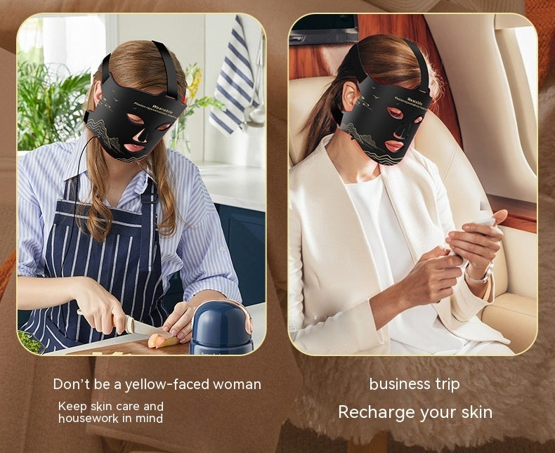 Sichuan Pro LED Light Therapy Face Mask - 3-Mode Anti-Aging & Skin Rejuvenation Device