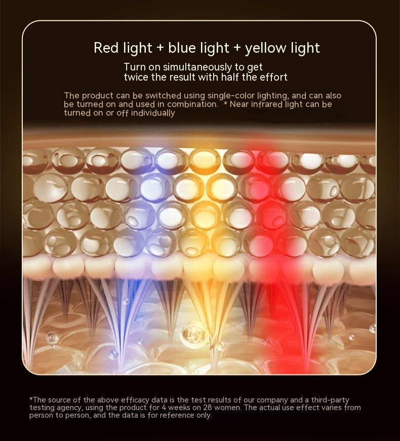 Sichuan Pro LED Light Therapy Face Mask - 3-Mode Anti-Aging & Skin Rejuvenation Device